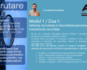 recrutare in securitate