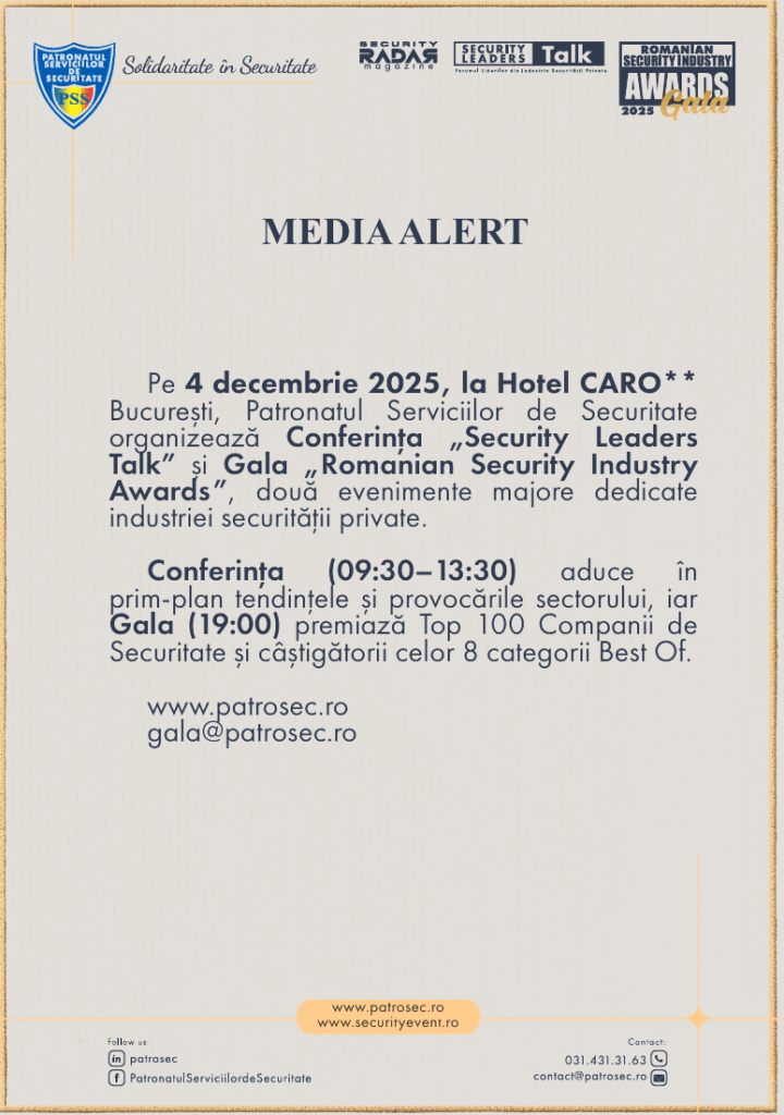 Eveniment Patronatul Serviciilor de Securitate