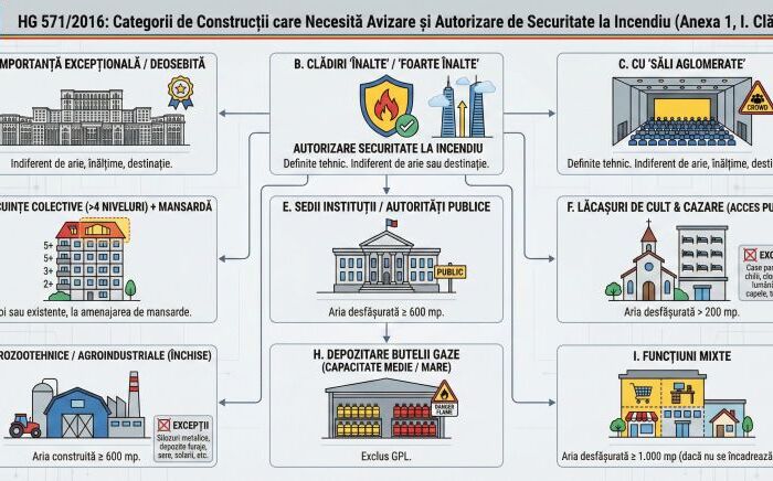 Construcții supuse avizarii ISU